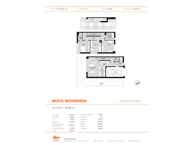 Dom w inwestycji Nova Wiosenna, symbol 6LH/1_(D1-A) » nportal.pl