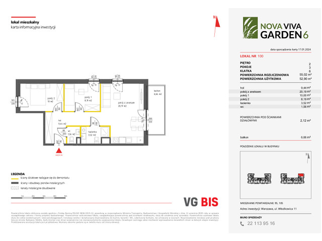 Mieszkanie w inwestycji NOVA VIVA GARDEN, symbol 6_A_100 » nportal.pl