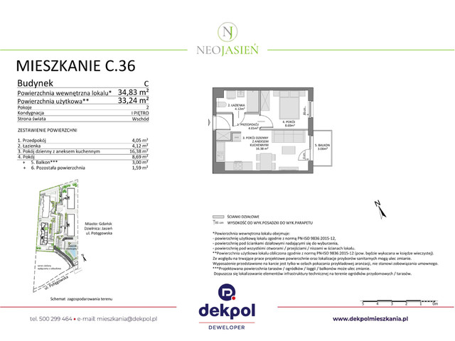 Mieszkanie w inwestycji Neo Jasień, symbol C36 » nportal.pl