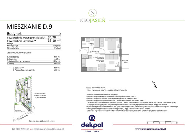 Mieszkanie w inwestycji Neo Jasień, symbol D9 » nportal.pl