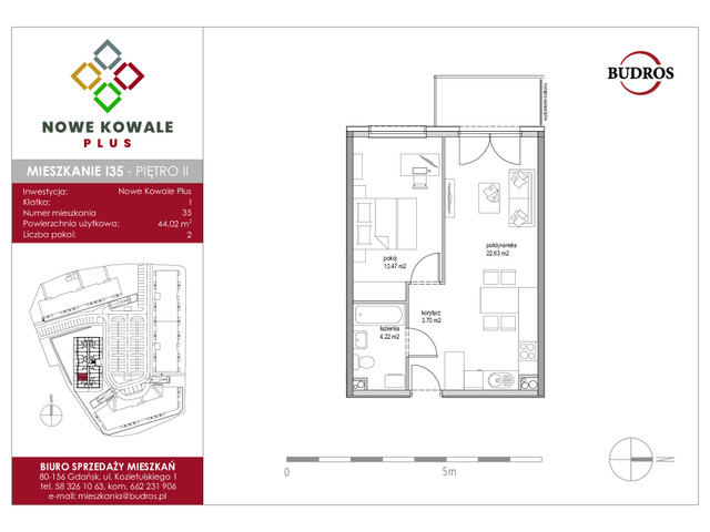 Mieszkanie w inwestycji Nowe Kowale Plus, symbol I35 » nportal.pl