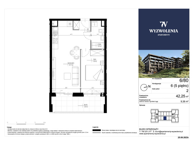 Mieszkanie w inwestycji Apartamenty Wyzwolenia, symbol 80 » nportal.pl