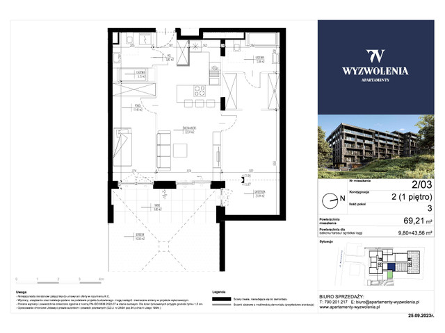 Mieszkanie w inwestycji Apartamenty Wyzwolenia, symbol 3 » nportal.pl