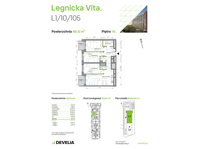 Mieszkanie w inwestycji Legnicka Vita, symbol L1/10/105 » nportal.pl