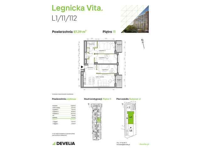 Mieszkanie w inwestycji Legnicka Vita, symbol L1/11/112 » nportal.pl