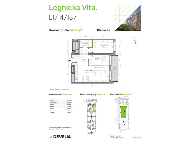 Mieszkanie w inwestycji Legnicka Vita, symbol L1/14/137 » nportal.pl
