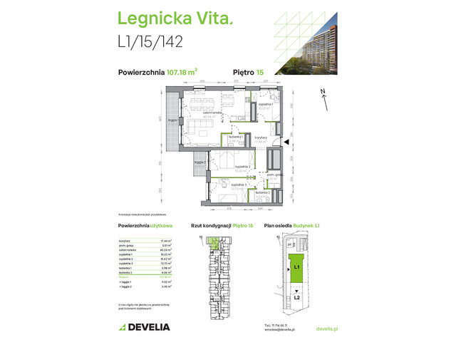 Mieszkanie w inwestycji Legnicka Vita, symbol L1/15/142 » nportal.pl