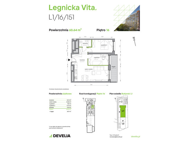 Mieszkanie w inwestycji Legnicka Vita, symbol L1/16/151 » nportal.pl