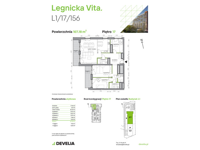 Mieszkanie w inwestycji Legnicka Vita, symbol L1/17/156 » nportal.pl