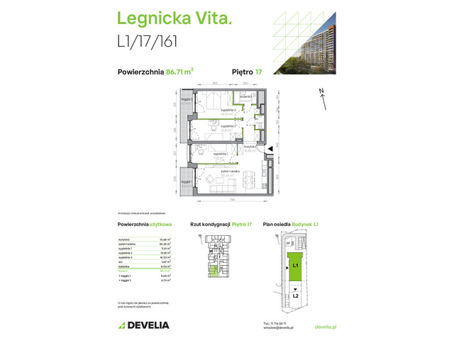 Mieszkanie w inwestycji Legnicka Vita, symbol L1/17/161 » nportal.pl