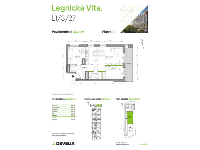 Mieszkanie w inwestycji Legnicka Vita, symbol L1/3/27 » nportal.pl