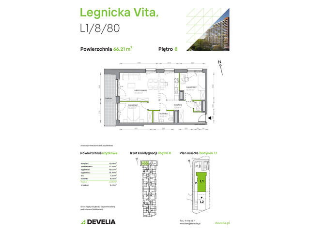 Mieszkanie w inwestycji Legnicka Vita, symbol L1/8/80 » nportal.pl