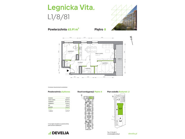 Mieszkanie w inwestycji Legnicka Vita, symbol L1/8/81 » nportal.pl