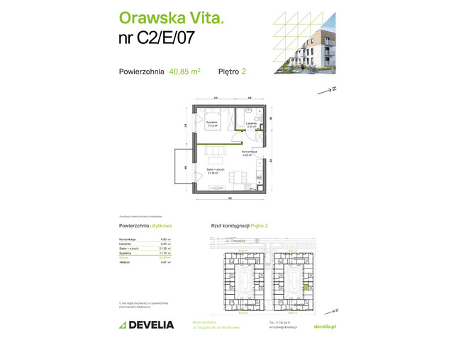 Mieszkanie w inwestycji Orawska Vita, symbol C2/E/07 » nportal.pl