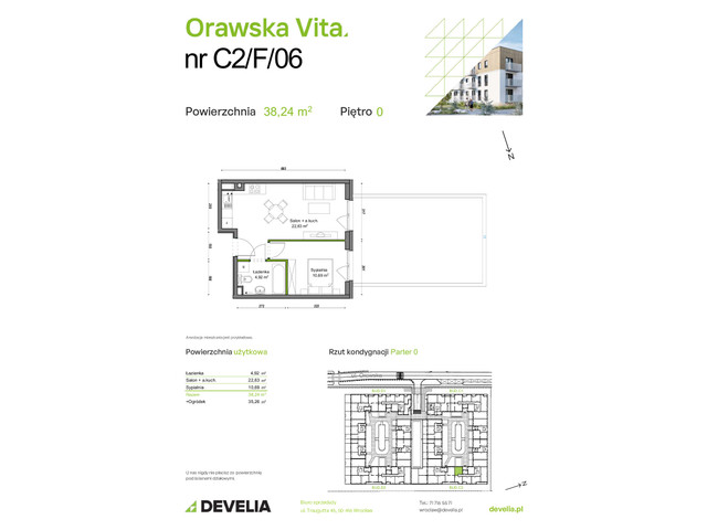 Mieszkanie w inwestycji Orawska Vita, symbol C2/F/06 » nportal.pl