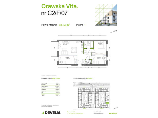 Mieszkanie w inwestycji Orawska Vita, symbol C2/F/07 » nportal.pl