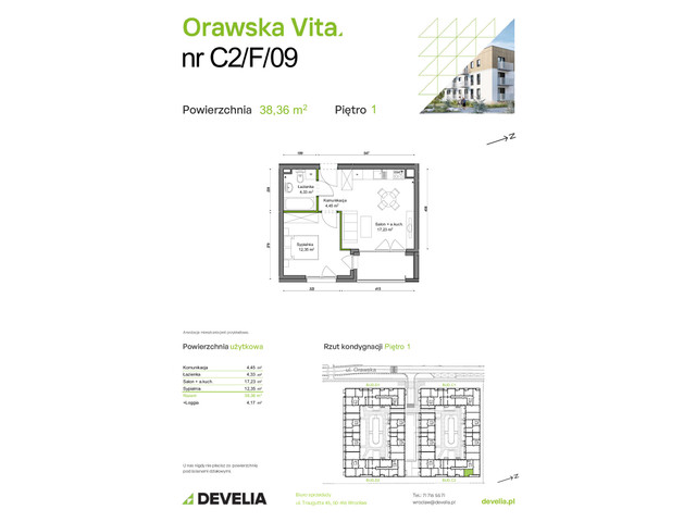 Mieszkanie w inwestycji Orawska Vita, symbol C2/F/09 » nportal.pl