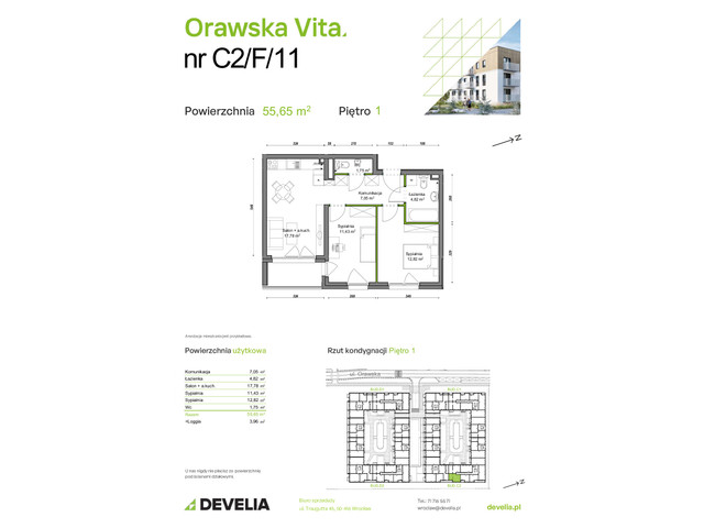 Mieszkanie w inwestycji Orawska Vita, symbol C2/F/11 » nportal.pl