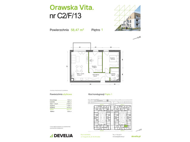 Mieszkanie w inwestycji Orawska Vita, symbol C2/F/13 » nportal.pl