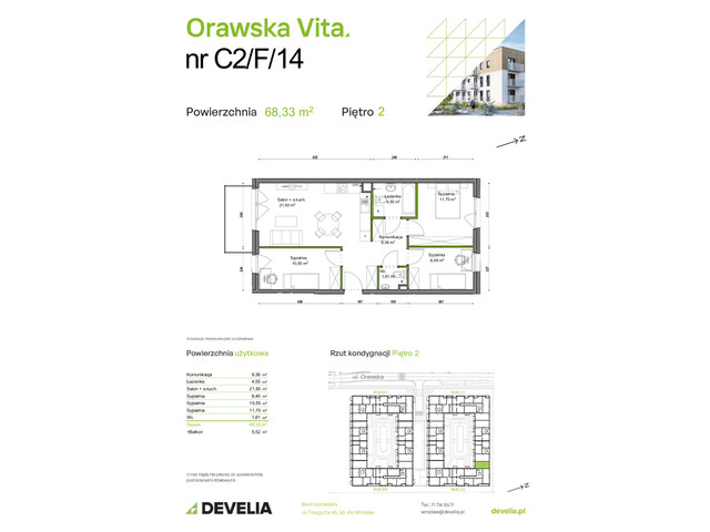 Mieszkanie w inwestycji Orawska Vita, symbol C2/F/14 » nportal.pl