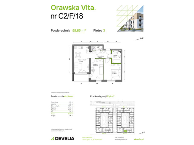 Mieszkanie w inwestycji Orawska Vita, symbol C2/F/18 » nportal.pl