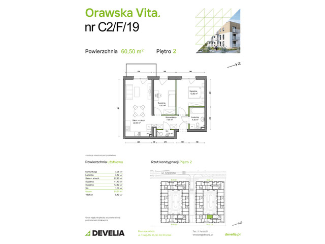 Mieszkanie w inwestycji Orawska Vita, symbol C2/F/19 » nportal.pl