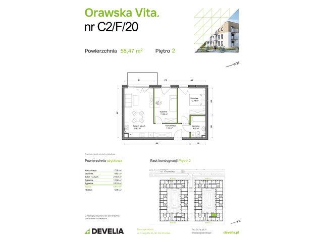 Mieszkanie w inwestycji Orawska Vita, symbol C2/F/20 » nportal.pl