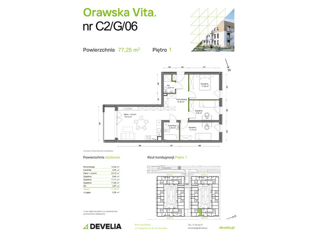 Mieszkanie w inwestycji Orawska Vita, symbol C2/G/06 » nportal.pl