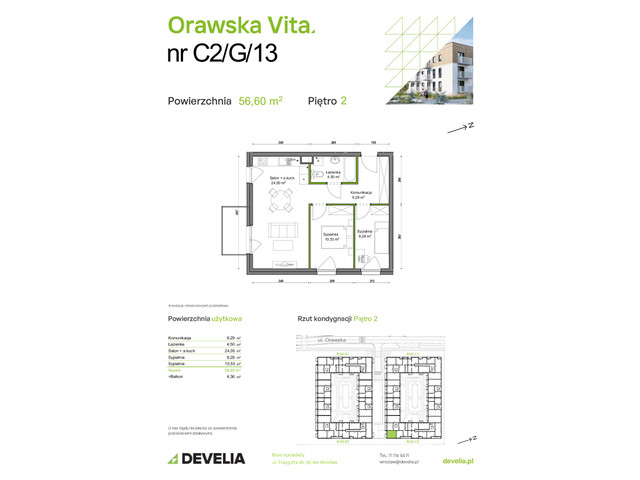 Mieszkanie w inwestycji Orawska Vita, symbol C2/G/13 » nportal.pl