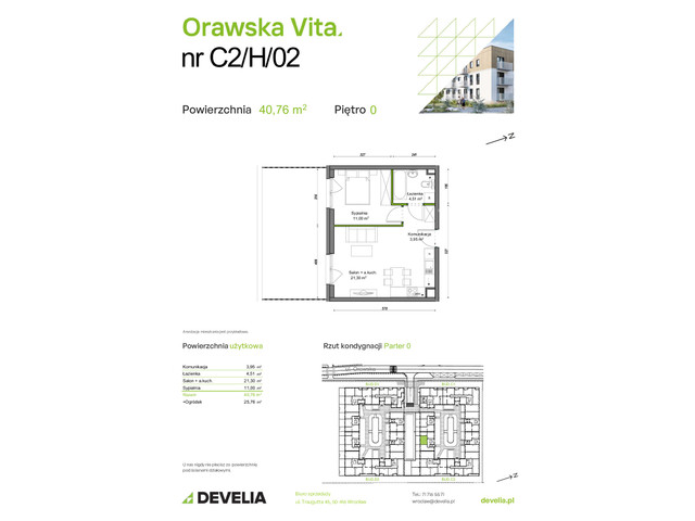 Mieszkanie w inwestycji Orawska Vita, symbol C2/H/02 » nportal.pl