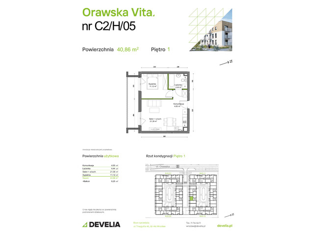 Mieszkanie w inwestycji Orawska Vita, symbol C2/H/05 » nportal.pl