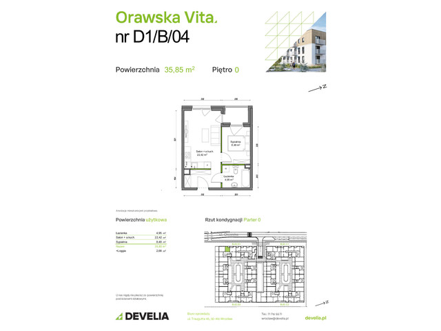 Mieszkanie w inwestycji Orawska Vita, symbol D1/B/04 » nportal.pl