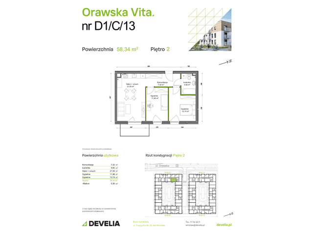 Mieszkanie w inwestycji Orawska Vita, symbol D1/C/13 » nportal.pl