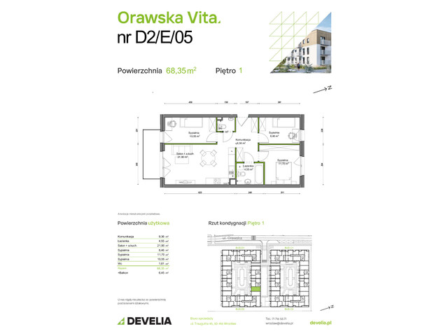 Mieszkanie w inwestycji Orawska Vita, symbol D2/E/05 » nportal.pl