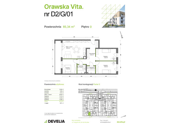 Mieszkanie w inwestycji Orawska Vita, symbol D2/G/01 » nportal.pl