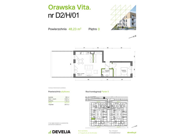 Mieszkanie w inwestycji Orawska Vita, symbol D2/H/01 » nportal.pl