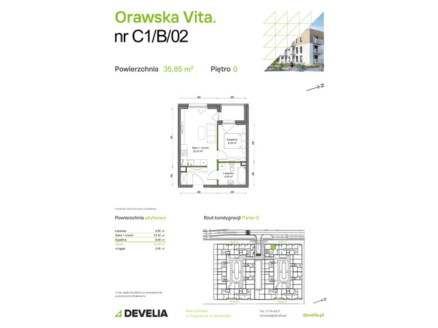 Mieszkanie w inwestycji Orawska Vita, symbol C1/B/02 » nportal.pl