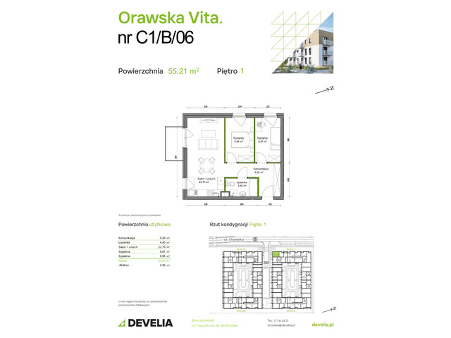 Mieszkanie w inwestycji Orawska Vita, symbol C1/B/06 » nportal.pl