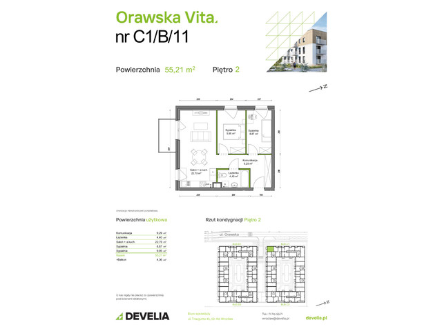 Mieszkanie w inwestycji Orawska Vita, symbol C1/B/11 » nportal.pl
