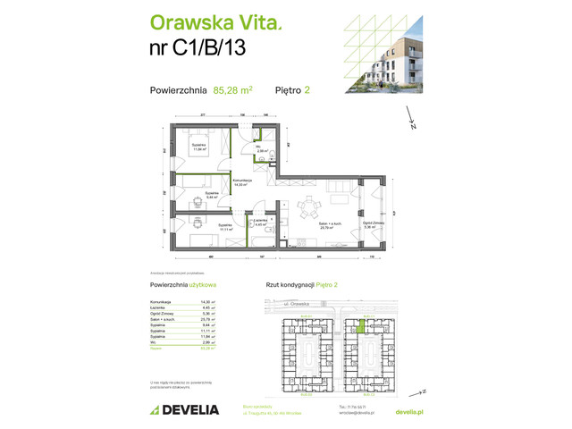 Mieszkanie w inwestycji Orawska Vita, symbol C1/B/13 » nportal.pl