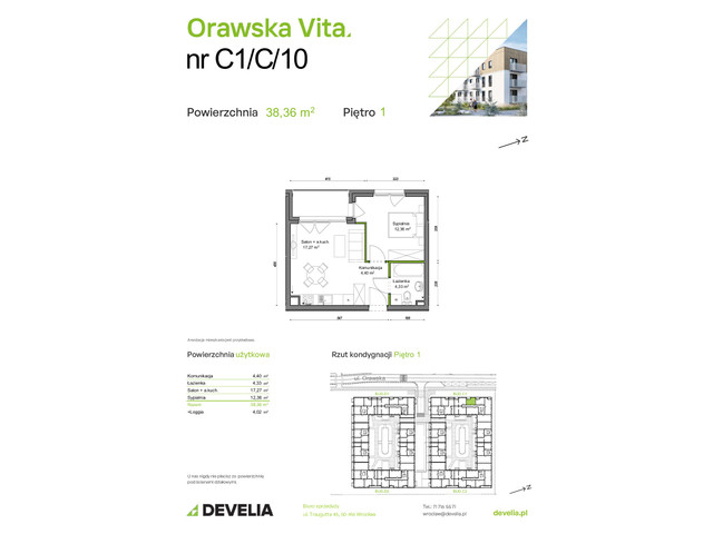 Mieszkanie w inwestycji Orawska Vita, symbol C1/C/10 » nportal.pl