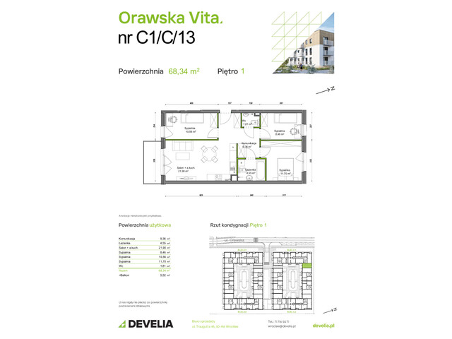 Mieszkanie w inwestycji Orawska Vita, symbol C1/C/13 » nportal.pl