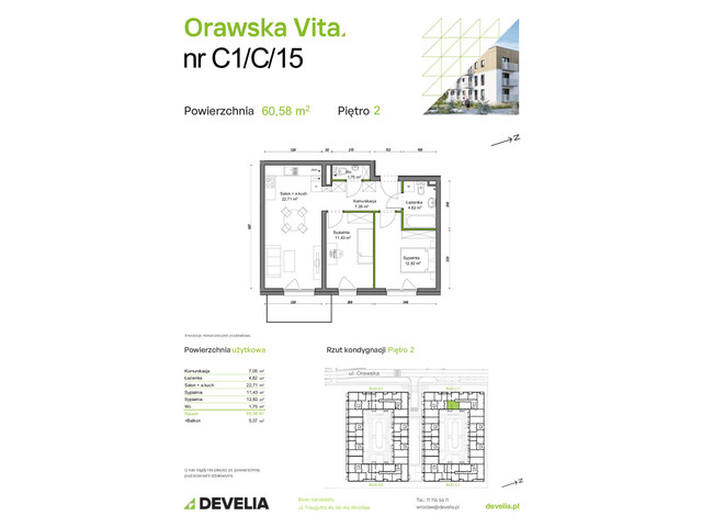 Mieszkanie w inwestycji Orawska Vita, symbol C1/C/15 » nportal.pl