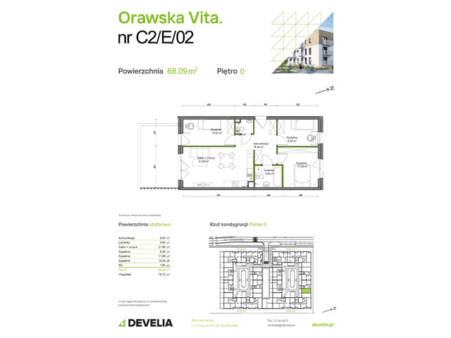 Mieszkanie w inwestycji Orawska Vita, symbol C2/E/02 » nportal.pl