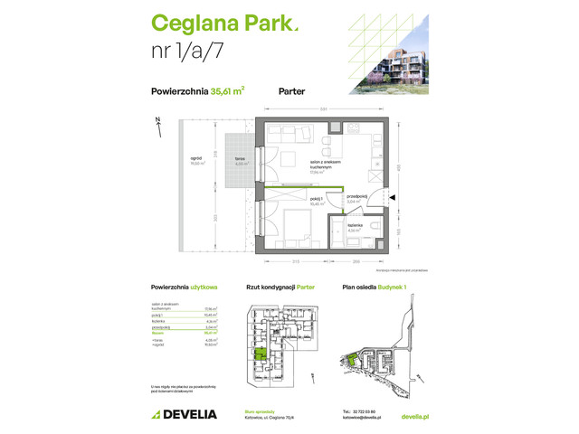 Mieszkanie w inwestycji Ceglana Park, symbol B1/A/07 » nportal.pl