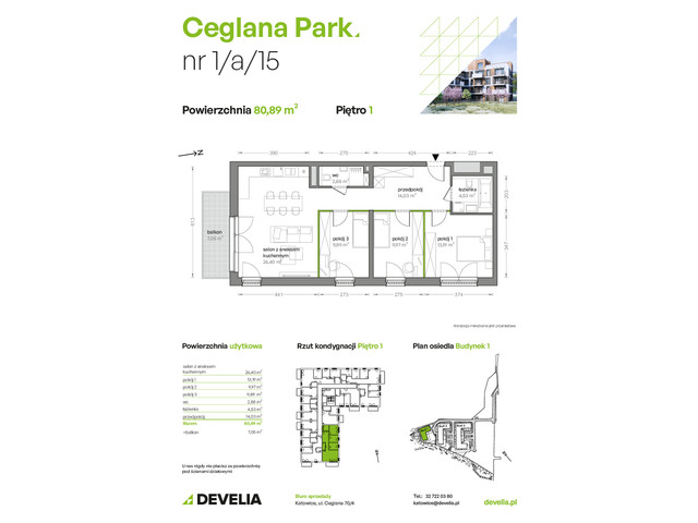 Mieszkanie w inwestycji Ceglana Park, symbol B1/A/15 » nportal.pl