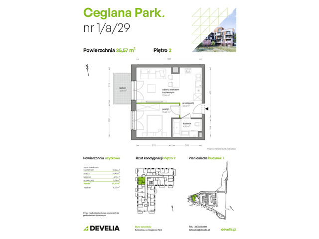 Mieszkanie w inwestycji Ceglana Park, symbol B1/A/29 » nportal.pl