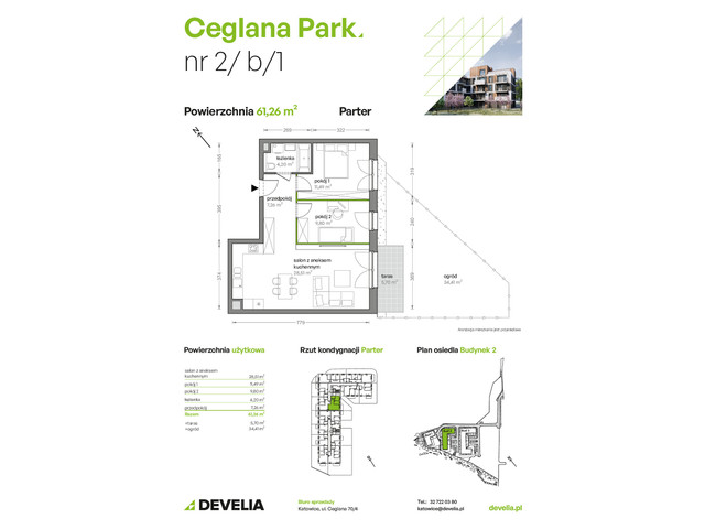 Mieszkanie w inwestycji Ceglana Park, symbol B2/B/01 » nportal.pl