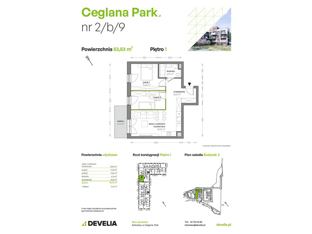 Mieszkanie w inwestycji Ceglana Park, symbol B2/B/09 » nportal.pl