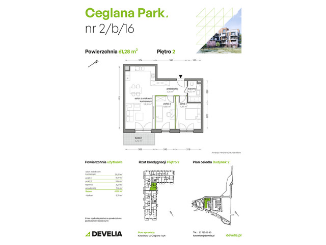 Mieszkanie w inwestycji Ceglana Park, symbol B2/B/16 » nportal.pl